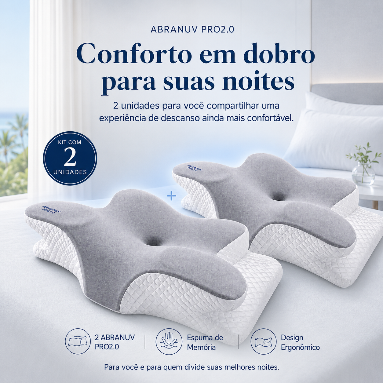 Kit com 2 unidades